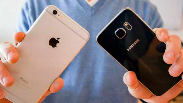 iPhone проти Samsung Phone